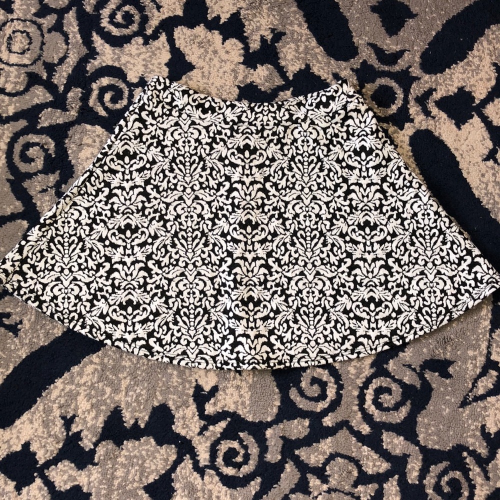 Black and White Skirt